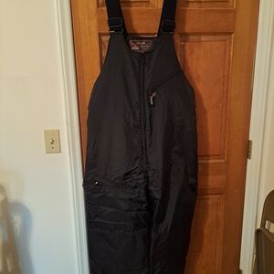 Men's Black Ski Bib